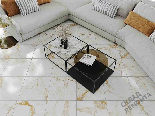 Фото Керамогранит матовый ProGRES Breccia Romano 730091 бежевый 450*450*8 – купить в Братске: цена, описание, фото. Интернет-магазин 5